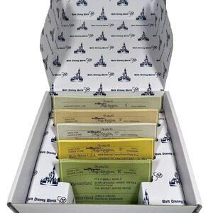 Walt Disney World 50thAnniversary Vault Trinket Tray Dish Set